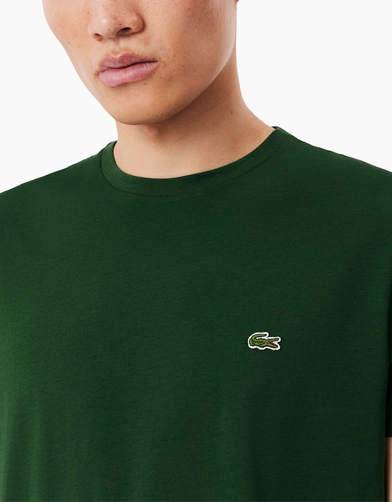 Lacoste Mens T Shirts TH6709 Crew Neck Top