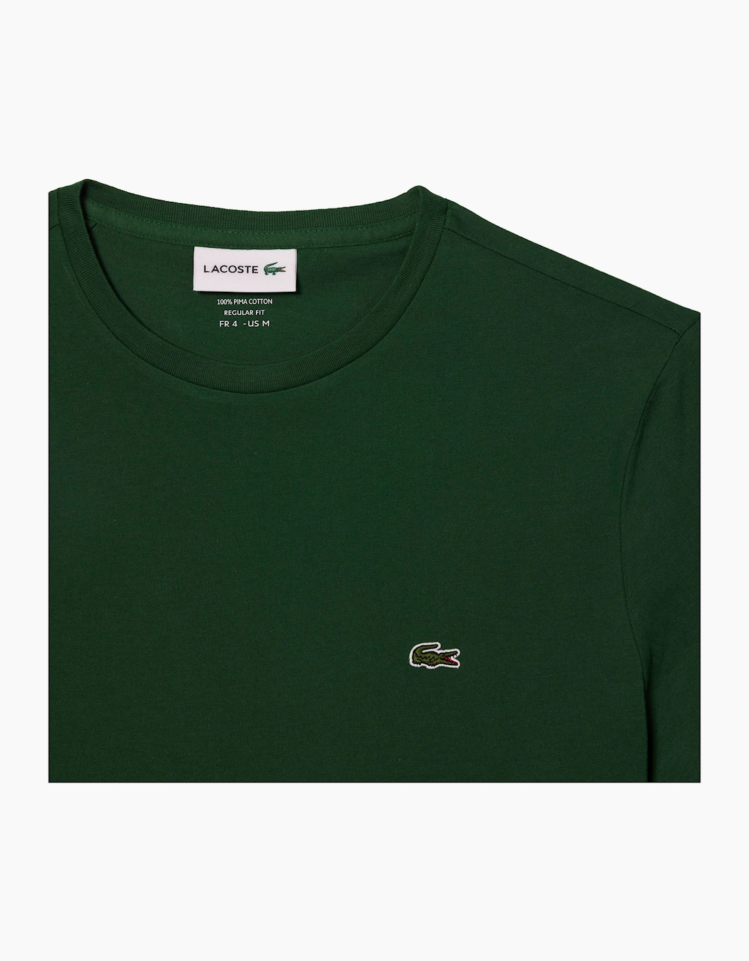 Lacoste Mens T Shirts TH6709 Crew Neck Top