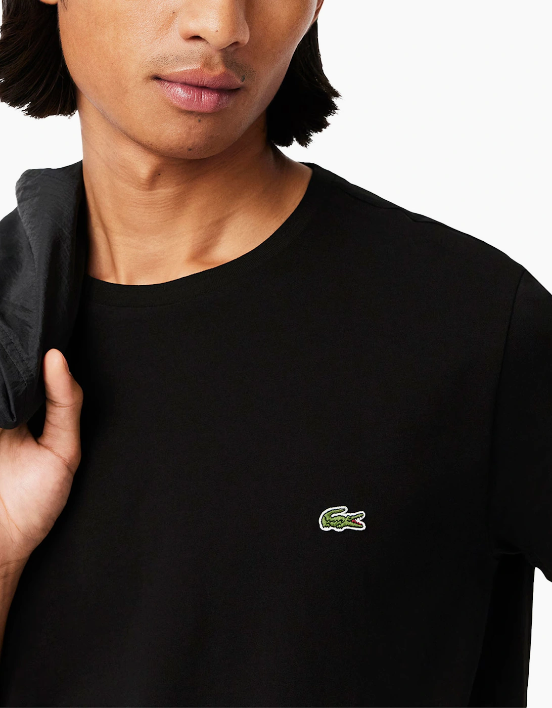 Lacoste Mens T Shirts TH6709 Crew Neck Top