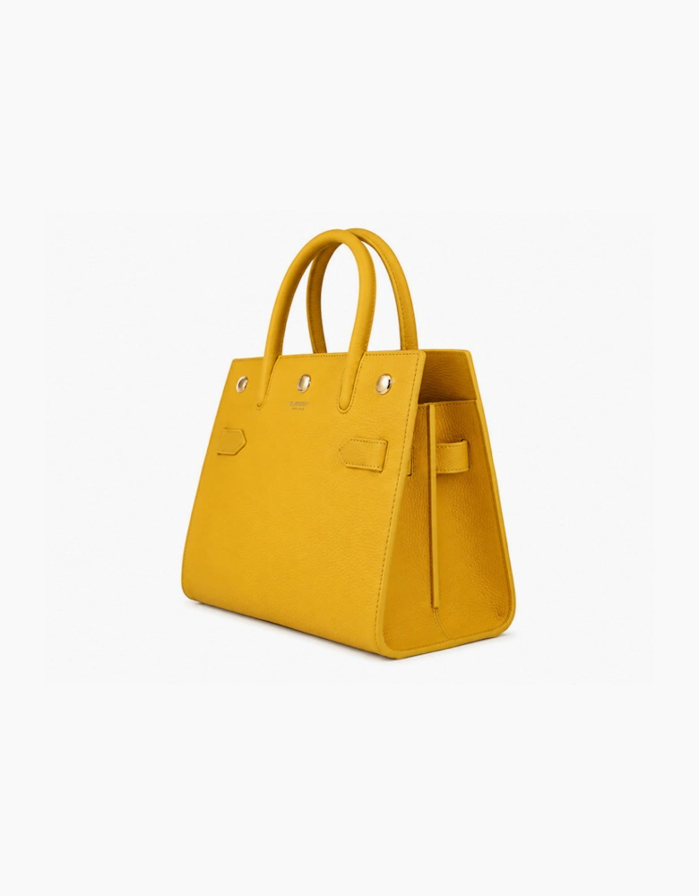 Burberry Tote Top Handle Bag - Marigold