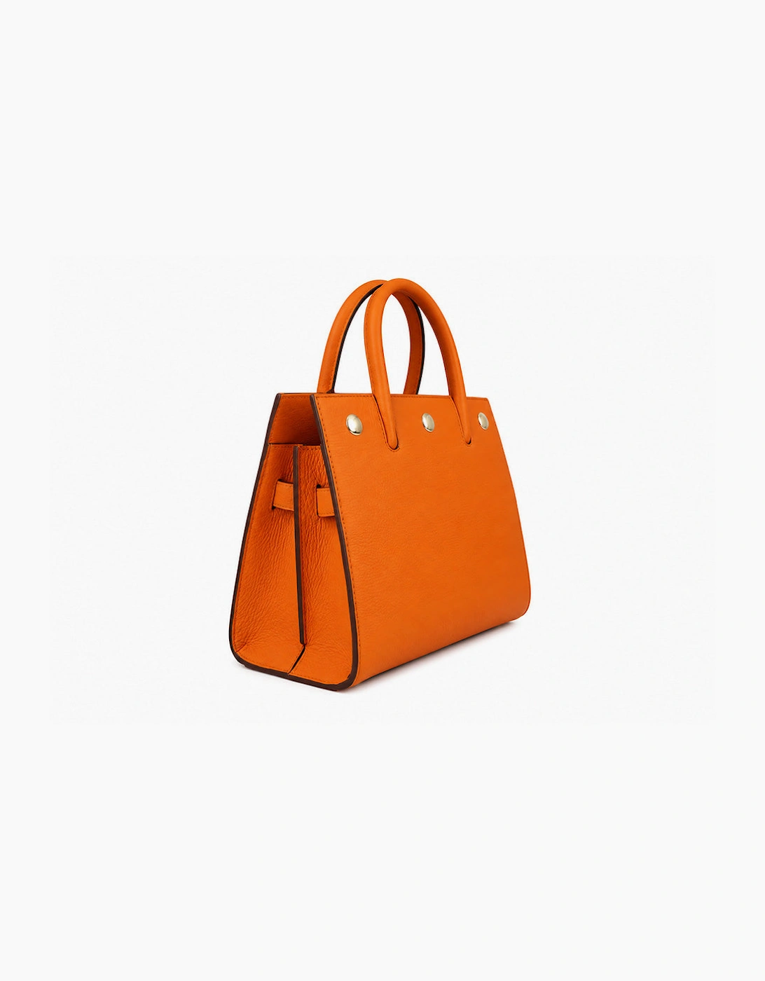 Burberry Tote Top Handle Bag - Orange