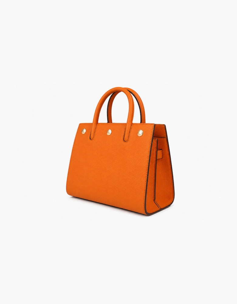 Burberry Tote Top Handle Bag - Orange