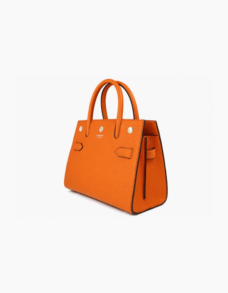 Burberry Tote Top Handle Bag - Orange
