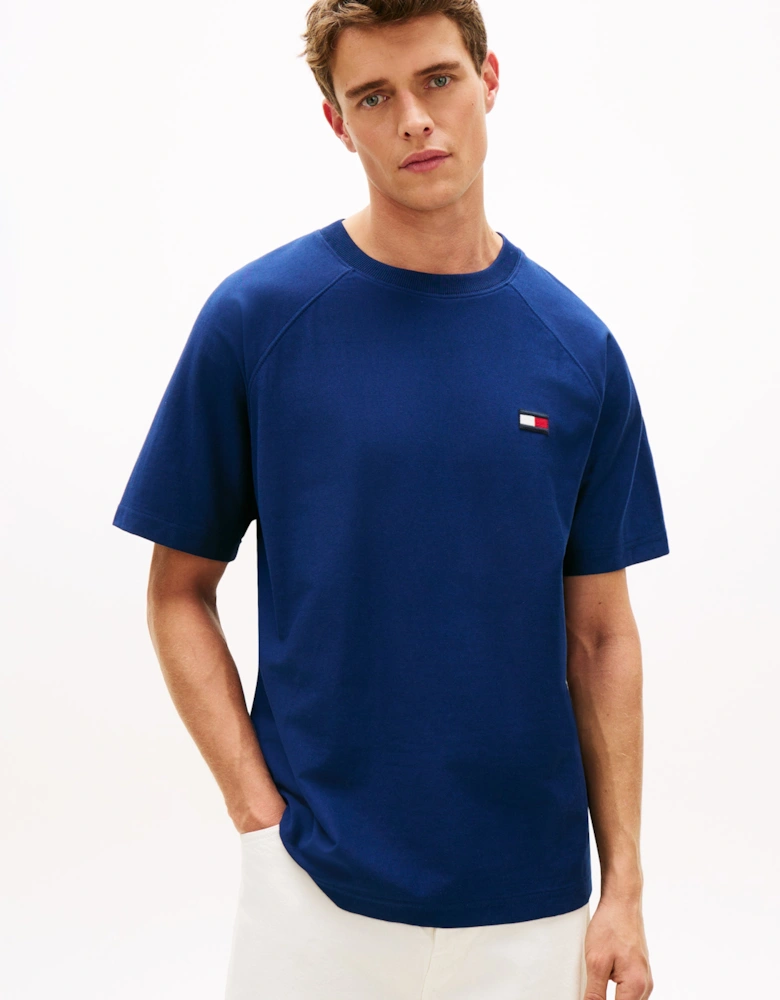 Tommy Hilfiger Tommy Flag Elevated Mens T-Shirt - Carbon Navy