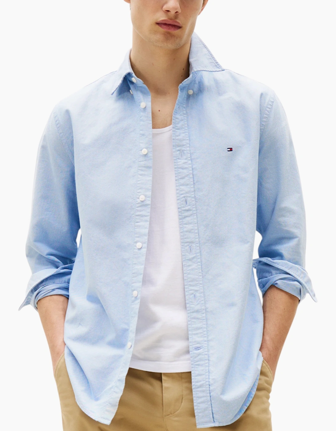 TOMMY HILFIGER Mens Shirts Cotton Formal Top