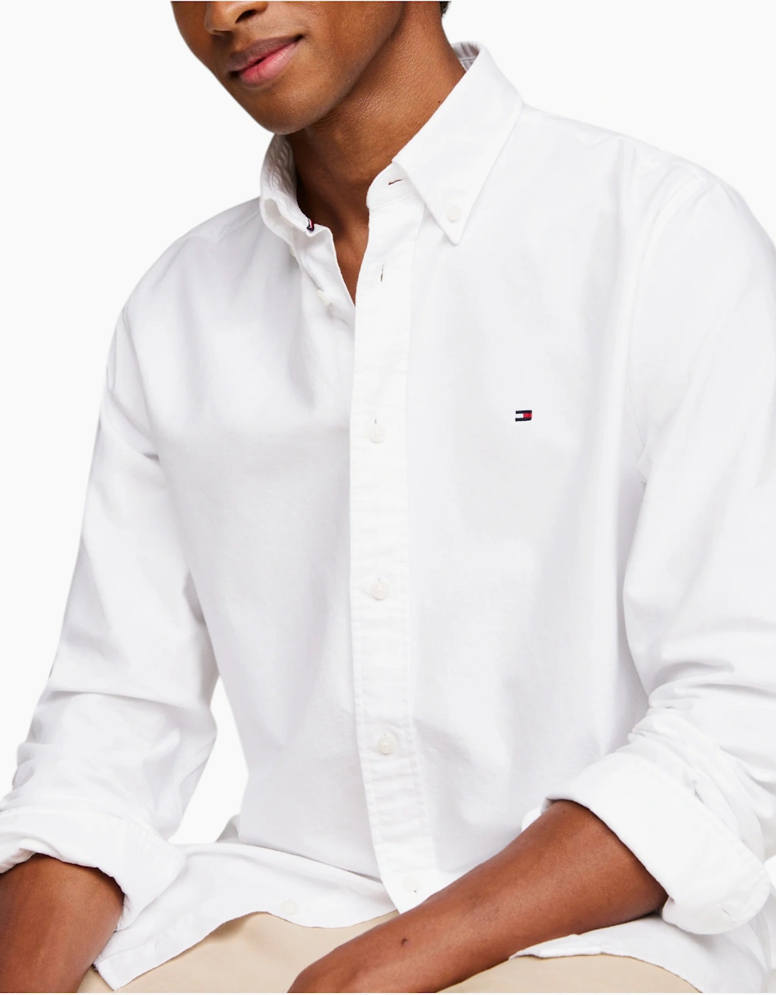 TOMMY HILFIGER Mens Shirts Cotton Formal Top