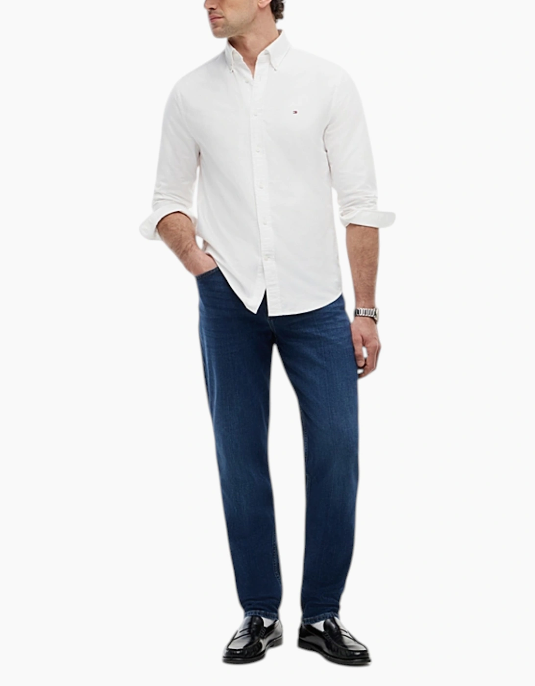 TOMMY HILFIGER Mens Shirts Cotton Formal Top