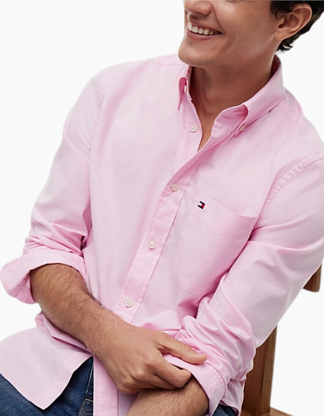 TOMMY HILFIGER Mens Shirts Cotton Formal Top