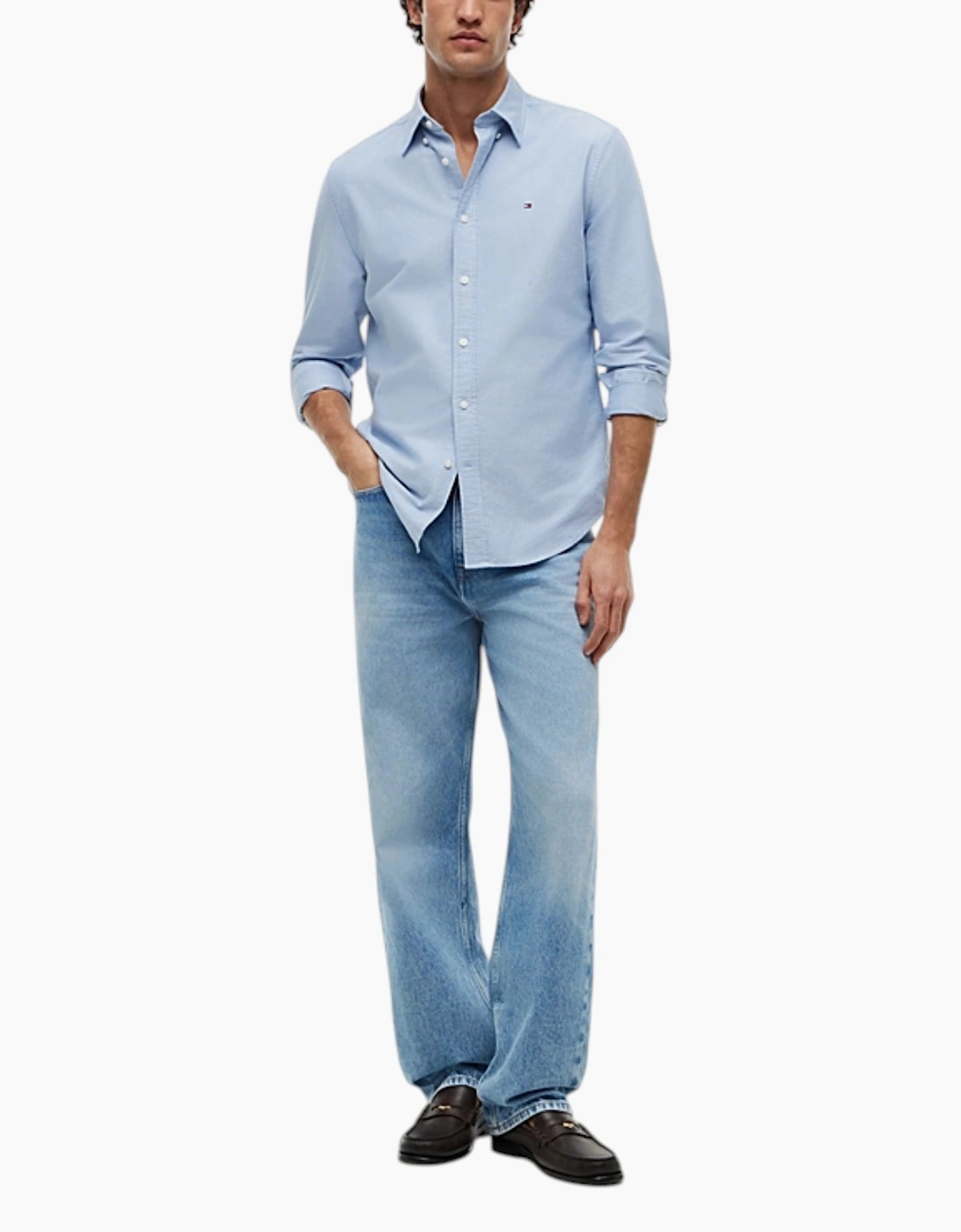 TOMMY HILFIGER Mens Shirts Cotton Formal Top