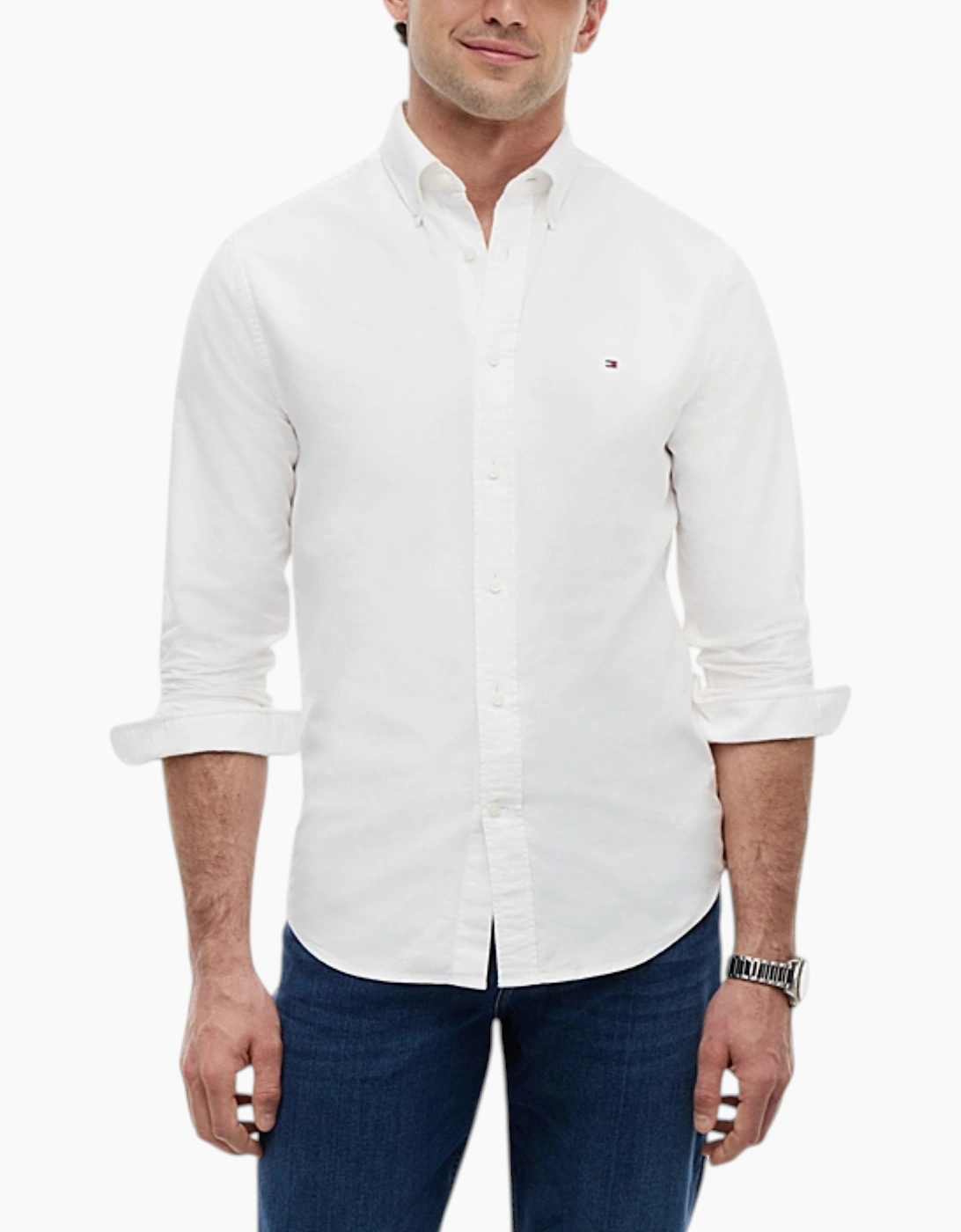 TOMMY HILFIGER Mens Shirts Cotton Formal Top