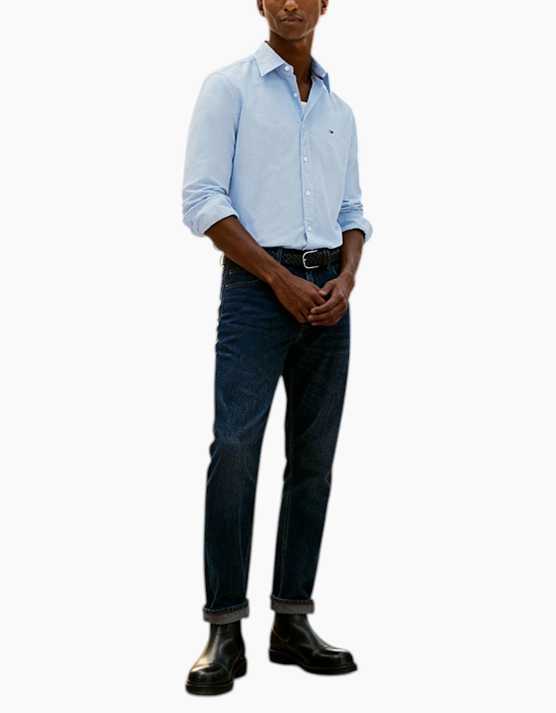 TOMMY HILFIGER Mens Shirts Cotton Formal Top