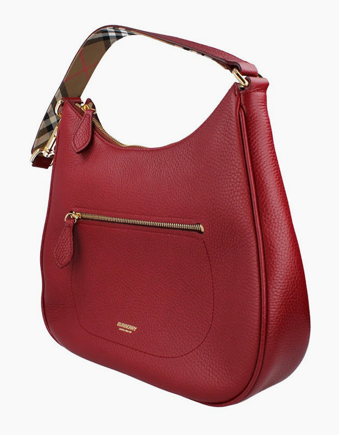 Burberry Hobo Handbag - Antique Red