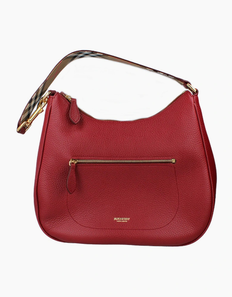 Burberry Hobo Handbag - Antique Red