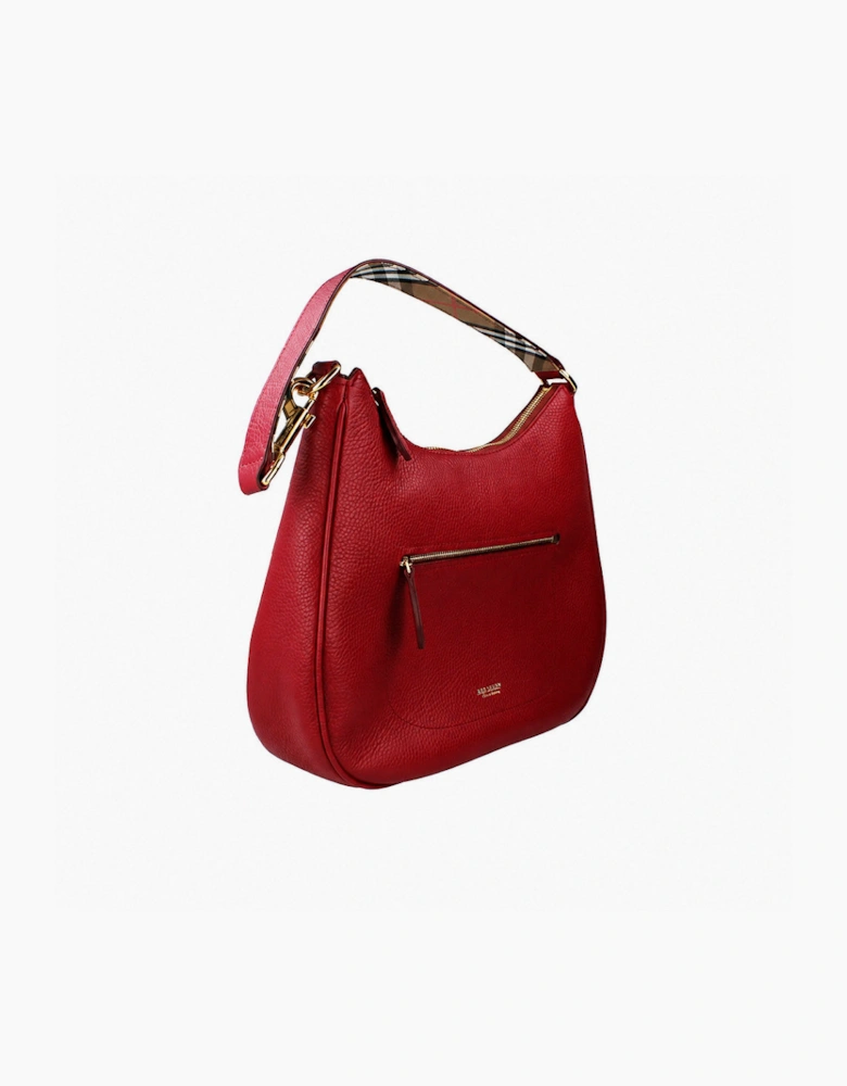 Burberry Hobo Handbag - Antique Red
