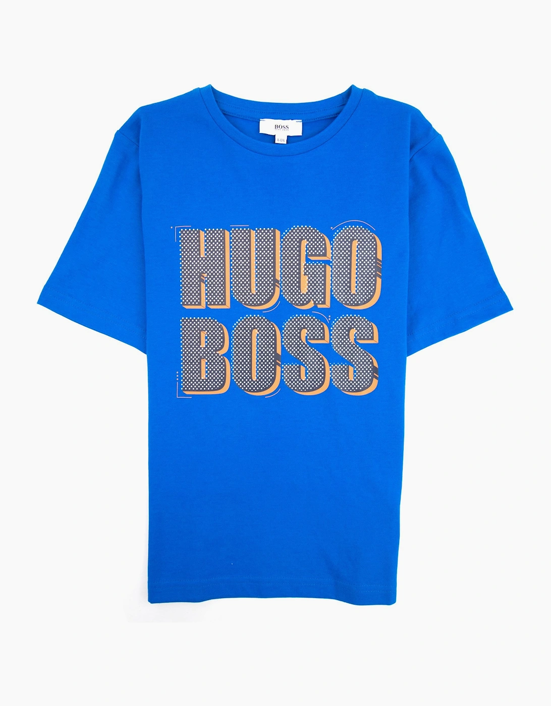 Hugo Boss Kids Polka Dot Logo T-shirt Blue