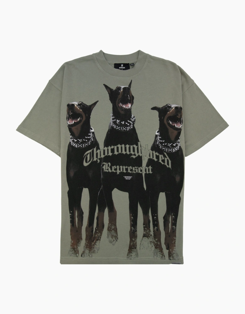 Represent Thoroughbred T Shirt Khaki