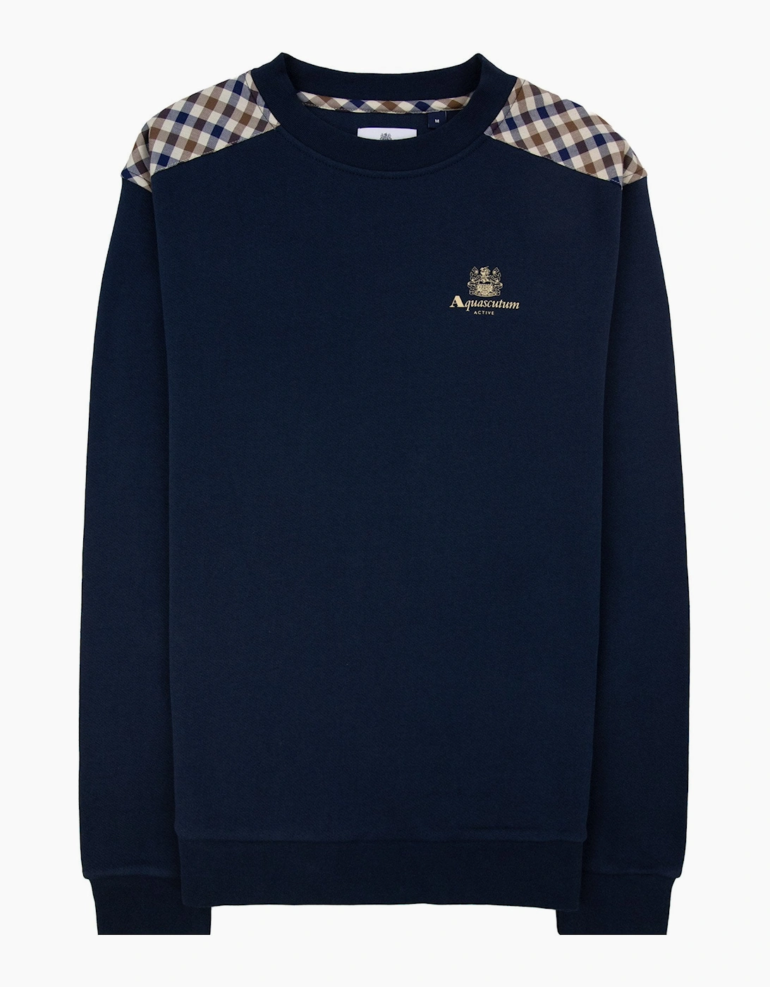 Aquascutum Cc Shoulder Crewneck Fleece Navy 11