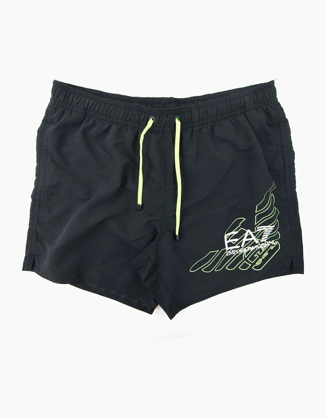 EA7 Neon Eagle Swim Shorts Black, 3 of 2