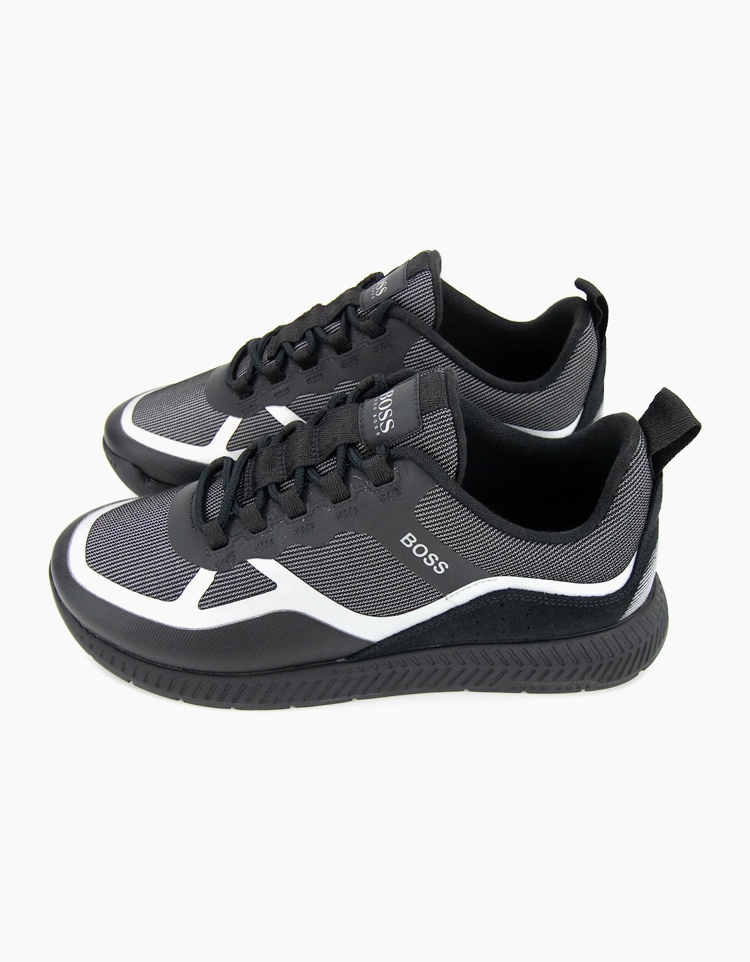 Hugo Boss Titanium Mesh Runner Black