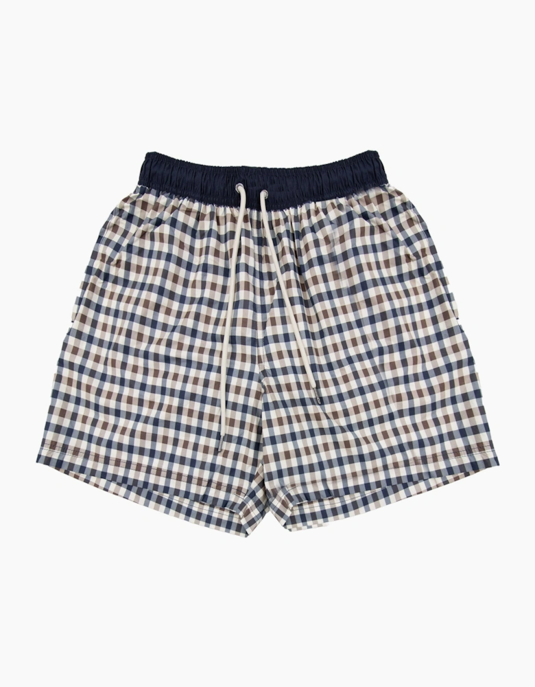 Aquascutum Iconic Volley Swim Shorts Club Check 28