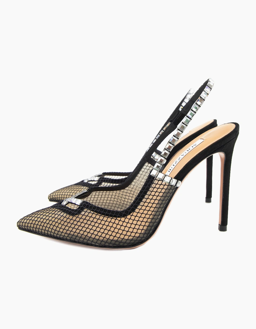 Aquazzura Women's Aquazzura Forbidden Love Sling 105 Black