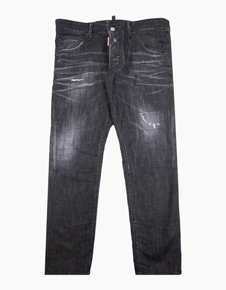 Dsquared2 Black Easy Wash Cool Guy Jeans Black 900