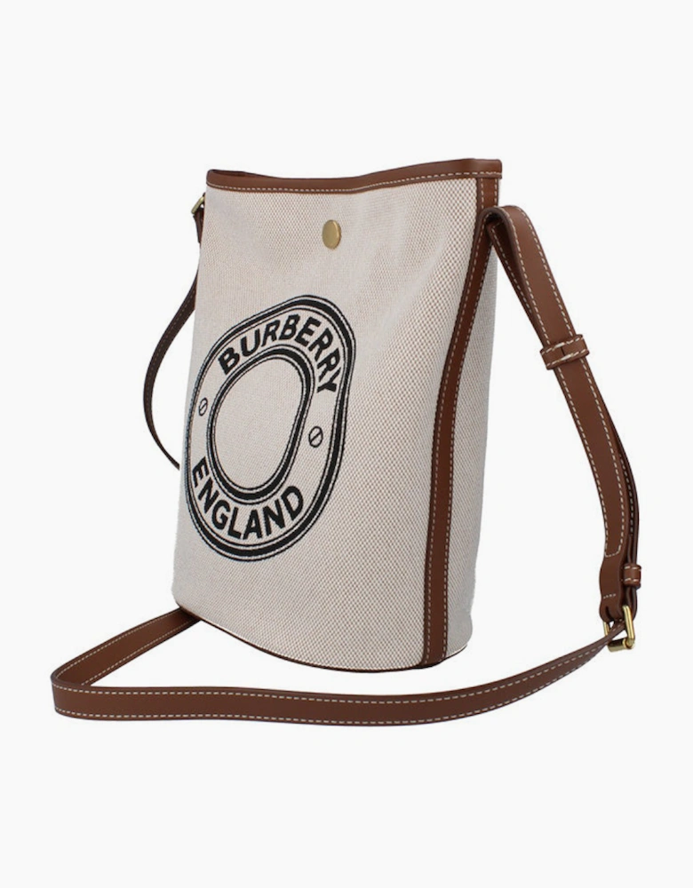 Burberry Canvas Bucket Bag - Dark Wheat