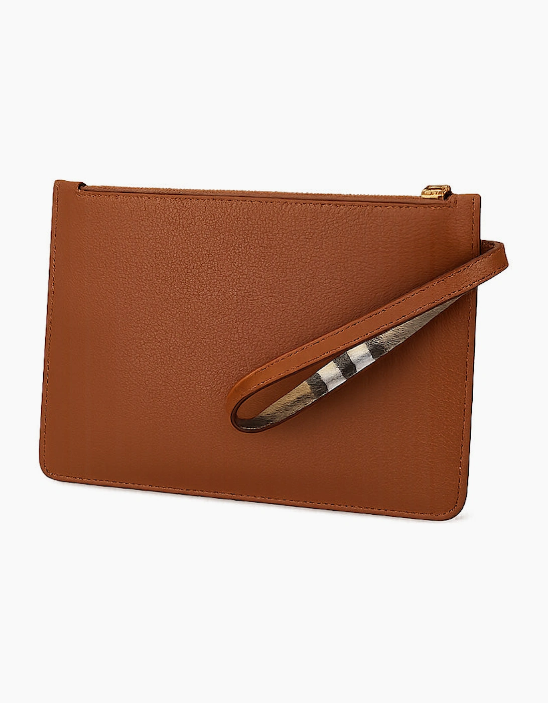 Burberry Double Faced Pouch - Tawny Brown