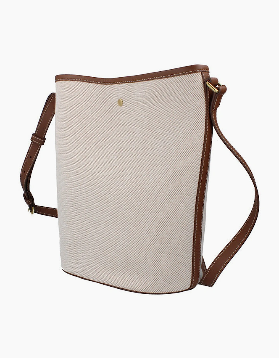 Burberry Canvas Bucket Bag - Dark Wheat