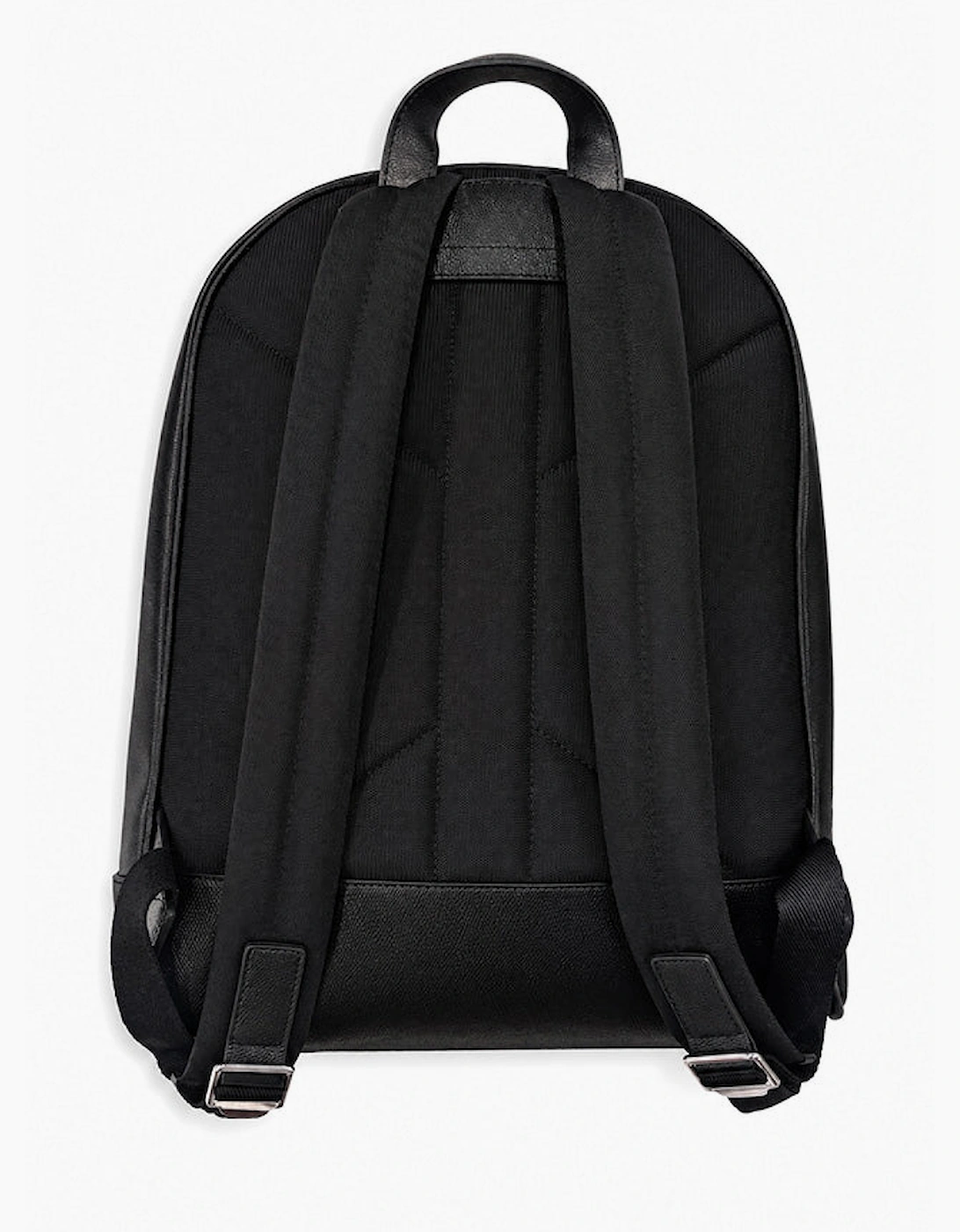 Burberry Jeff Mens Leather Backpack -  Black Grain