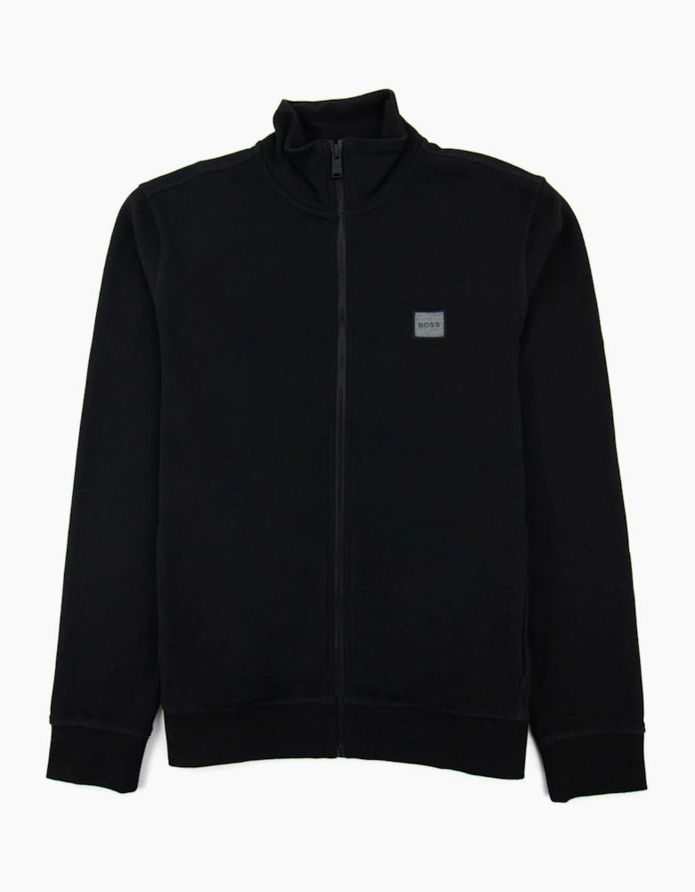 Hugo Boss Zestart 1 Patch Logo Funnel Neck Sweat Black 001