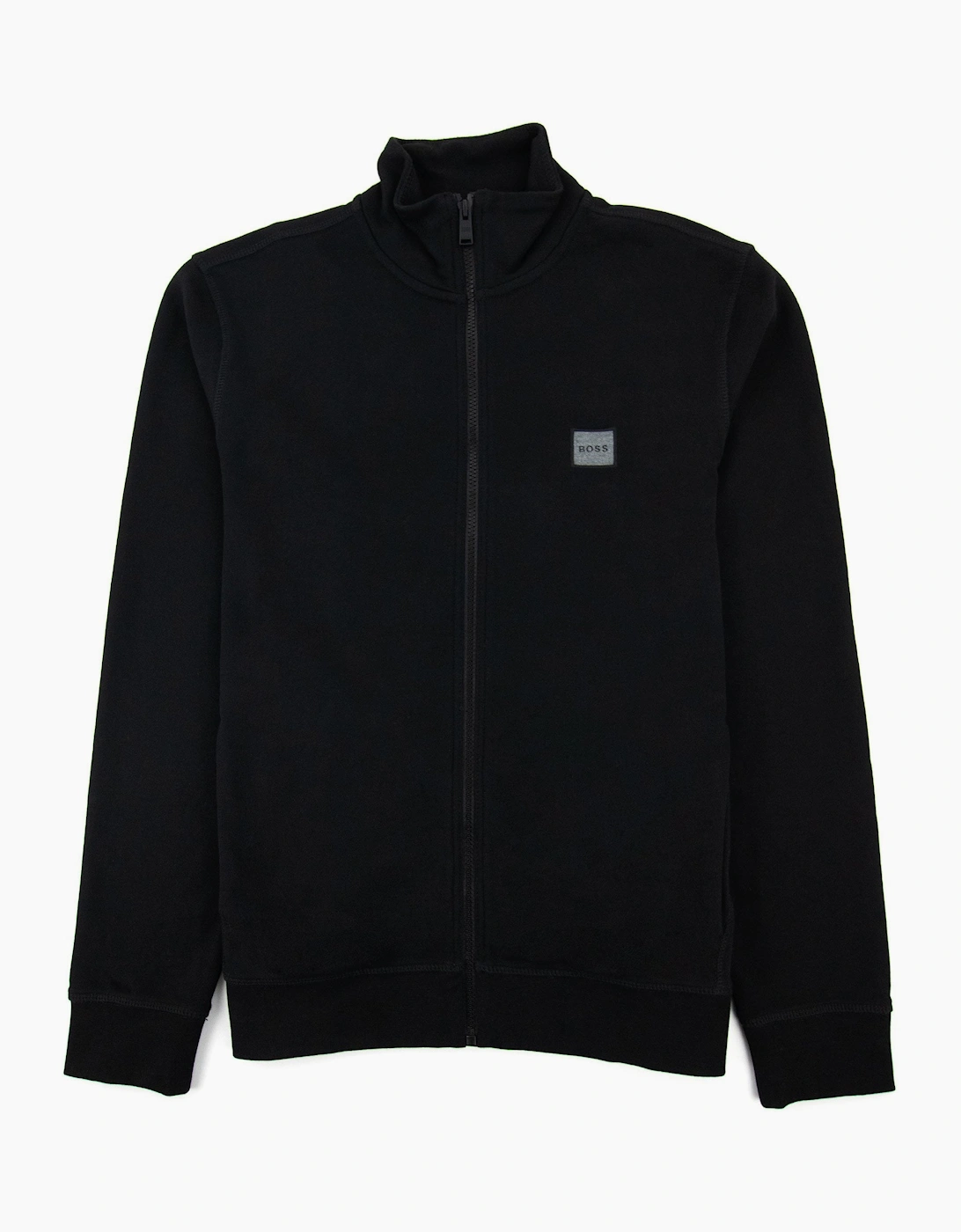 Hugo Boss Zestart 1 Patch Logo Funnel Neck Sweat Black 001, 5 of 4
