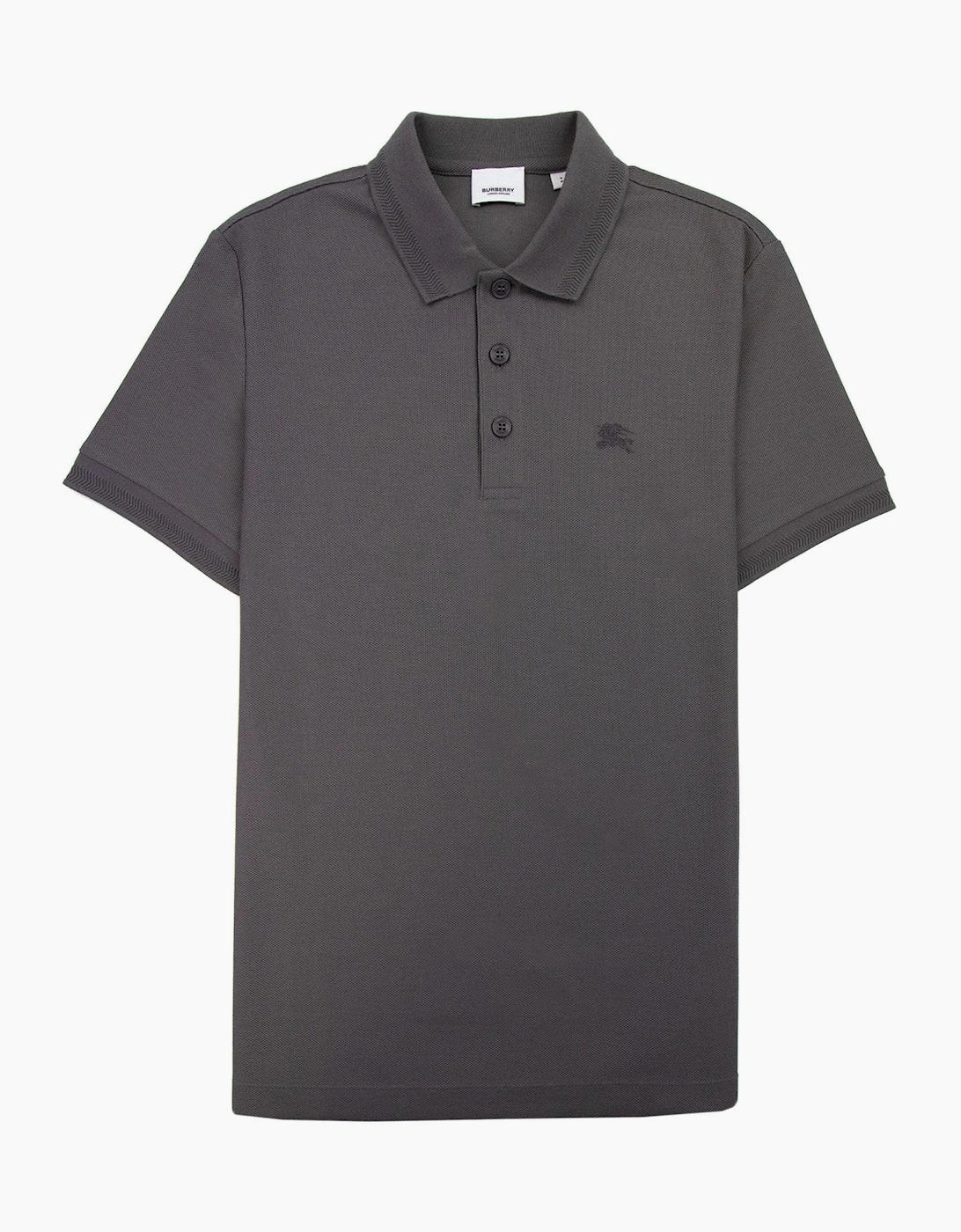 Burberry Manzoni Classic Logo Short Sleeve Polo Seal Grey, 5 of 4