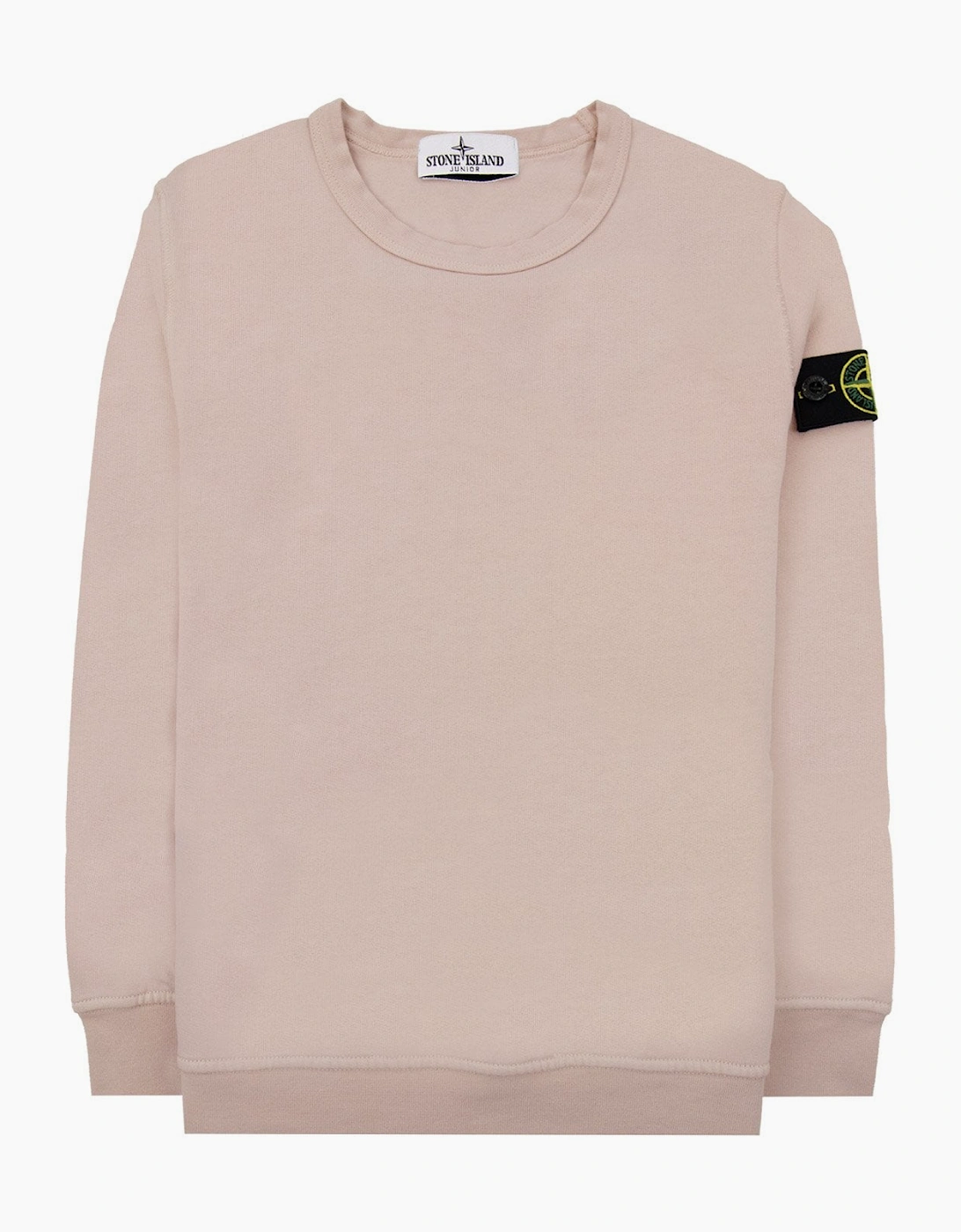 Stone Island Junior Sweatshirt Dust Pink V0082, 5 of 4
