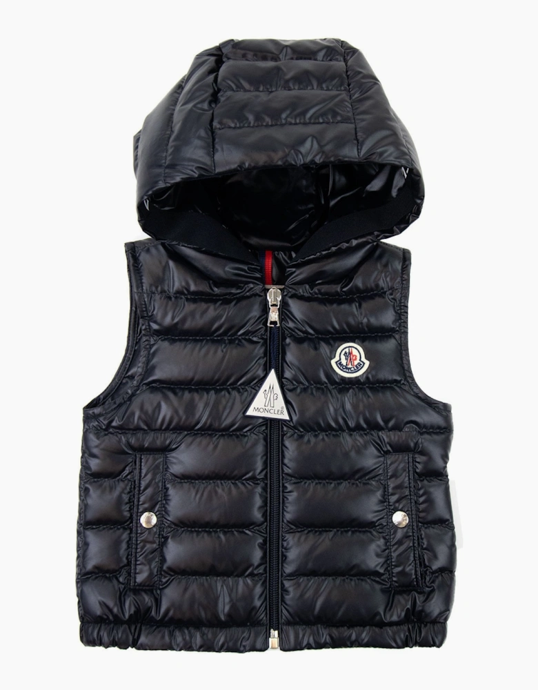 Moncler Junior Couronne Down Gilet Navy 778