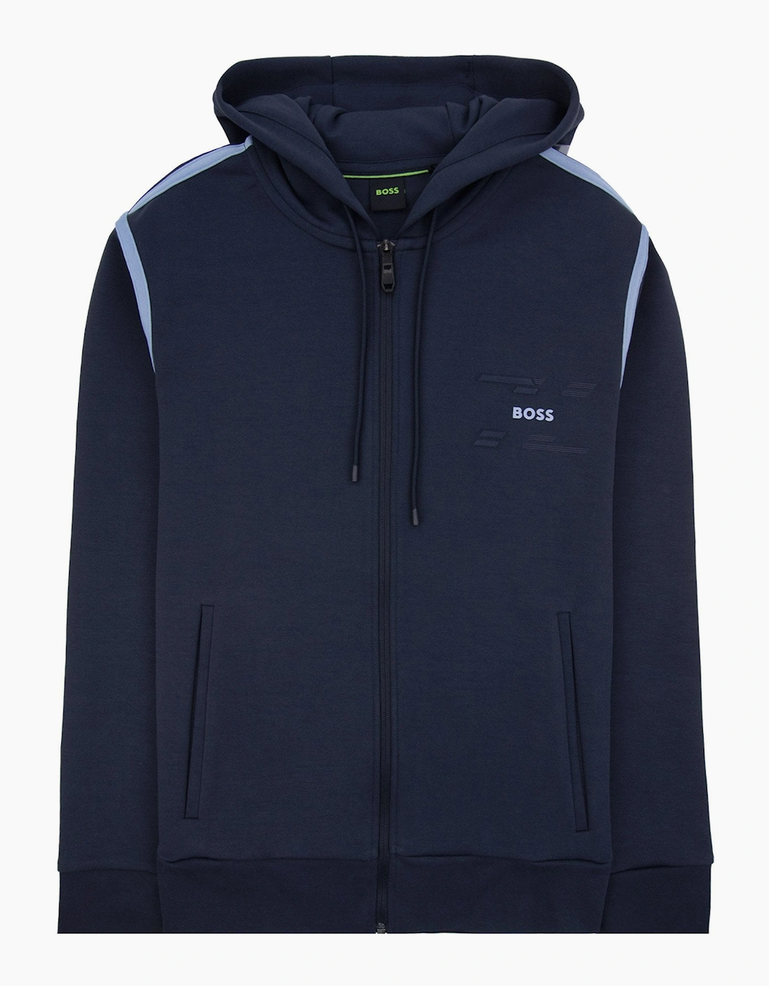 Hugo Boss Saggy Tape Tracksuit Top Navy 402, 5 of 4