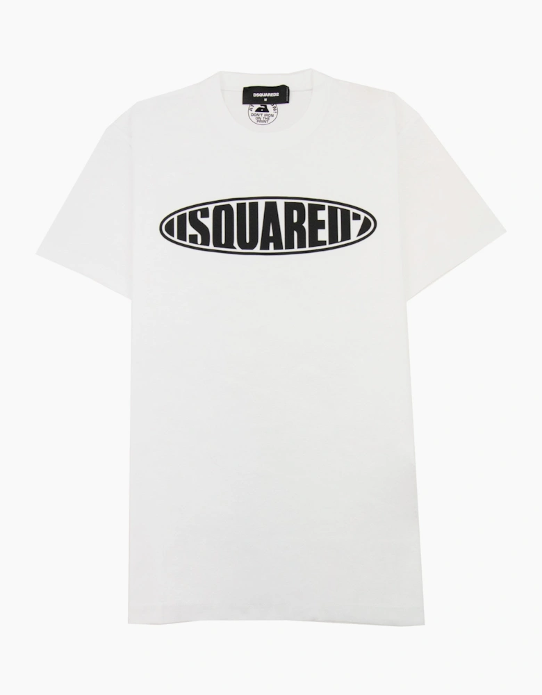 Dsquared2 Surf Board Cool T Shirt White 100