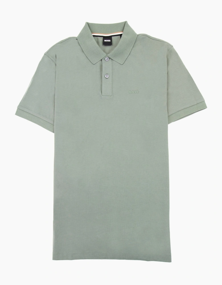 Hugo Boss Pallas Embroidered Logo S/s Polo Dark Green 343