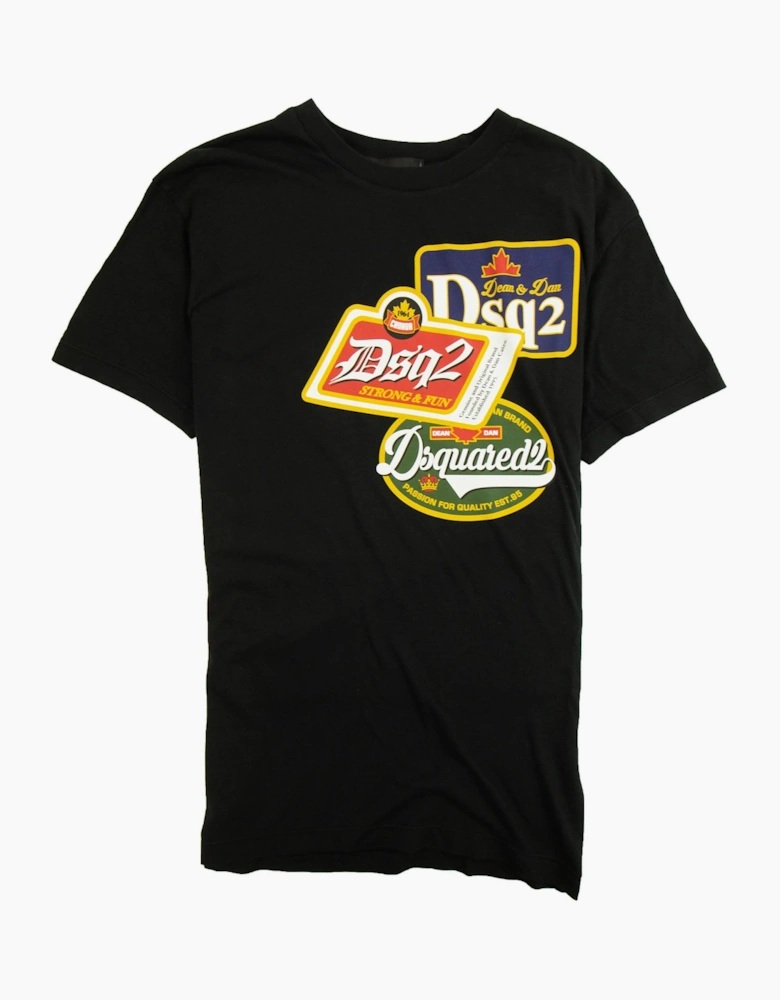 Dsquared2 Strong & Fun Vintage T-shirt Black 900