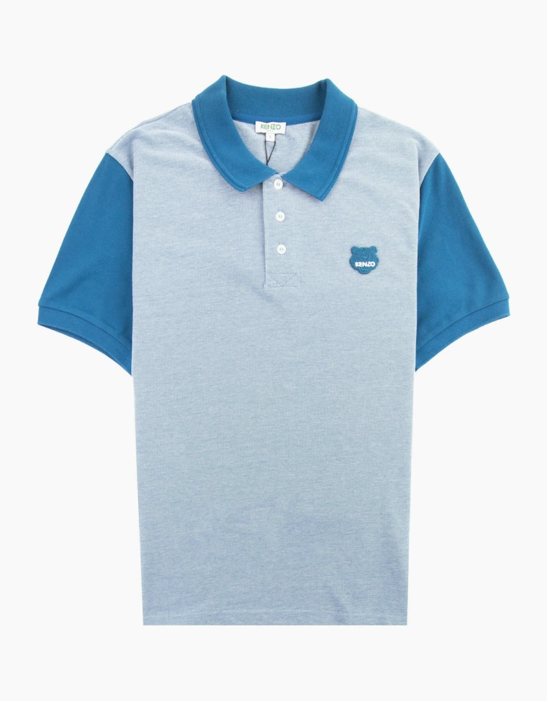 Kenzo Fitted Tiger Polo Shirt Blue