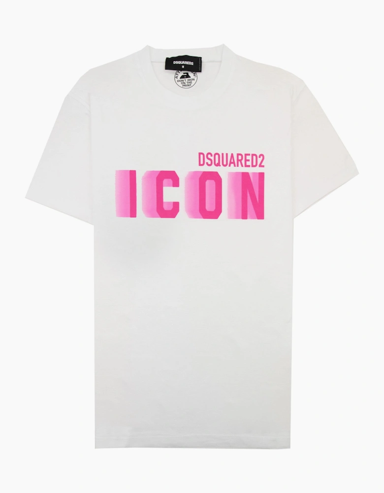 Dsquared2 Icon Blur Cool Fit T Shirt White