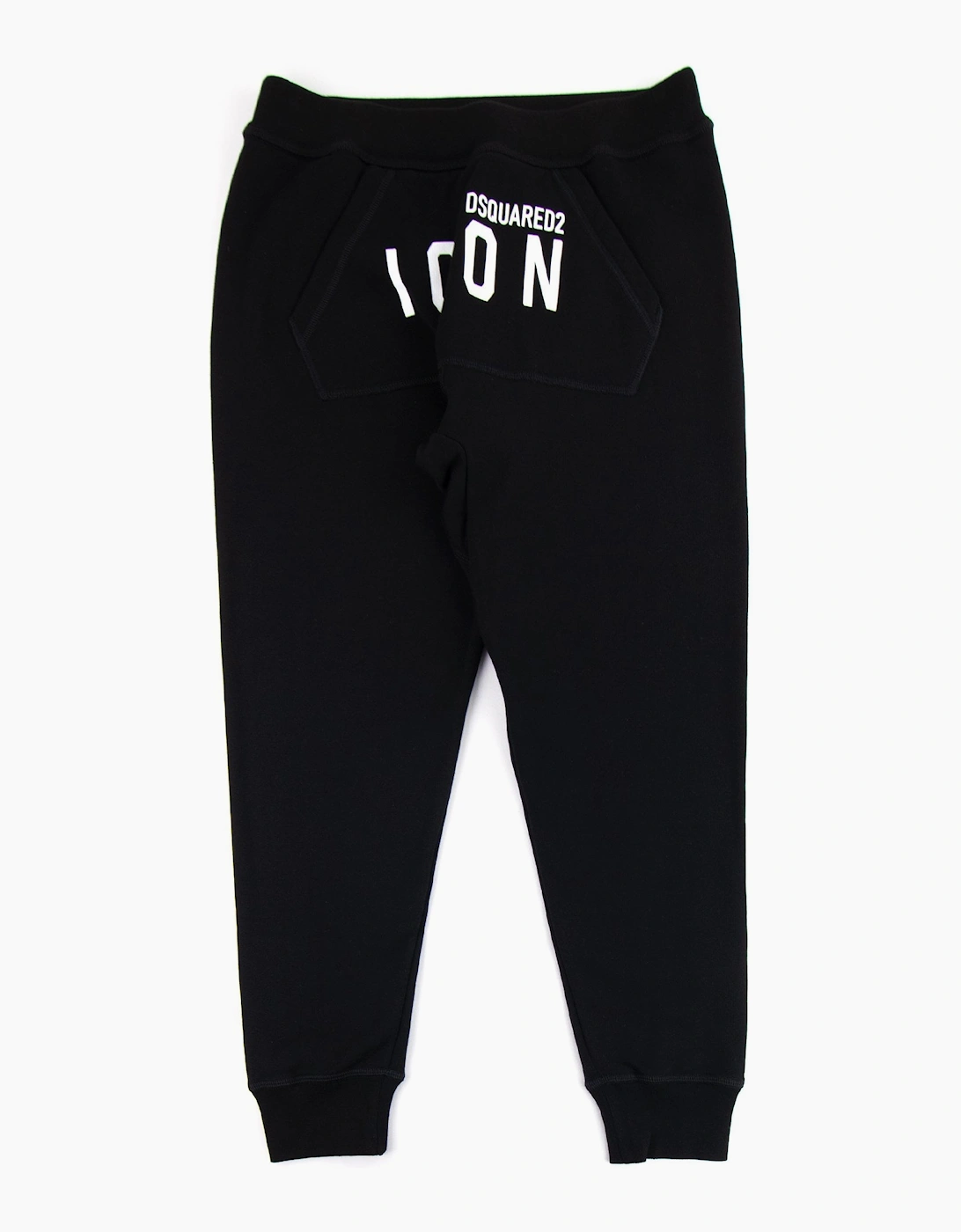 Dsquared2 Icon Sweatpants With Kangaroo Pocket Black