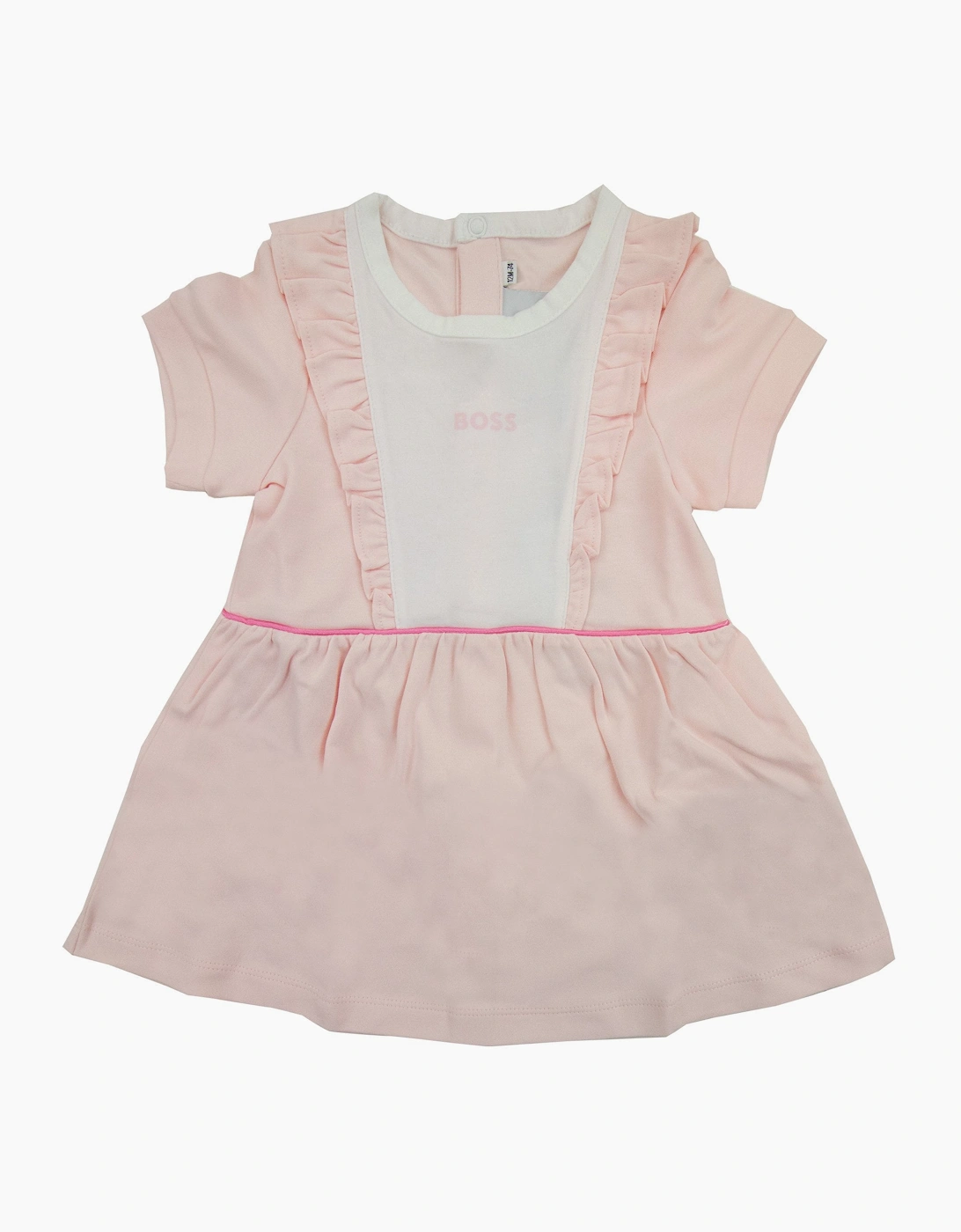 Hugo Boss Kids Baby Girl Frill Dress Pink 44l, 5 of 4