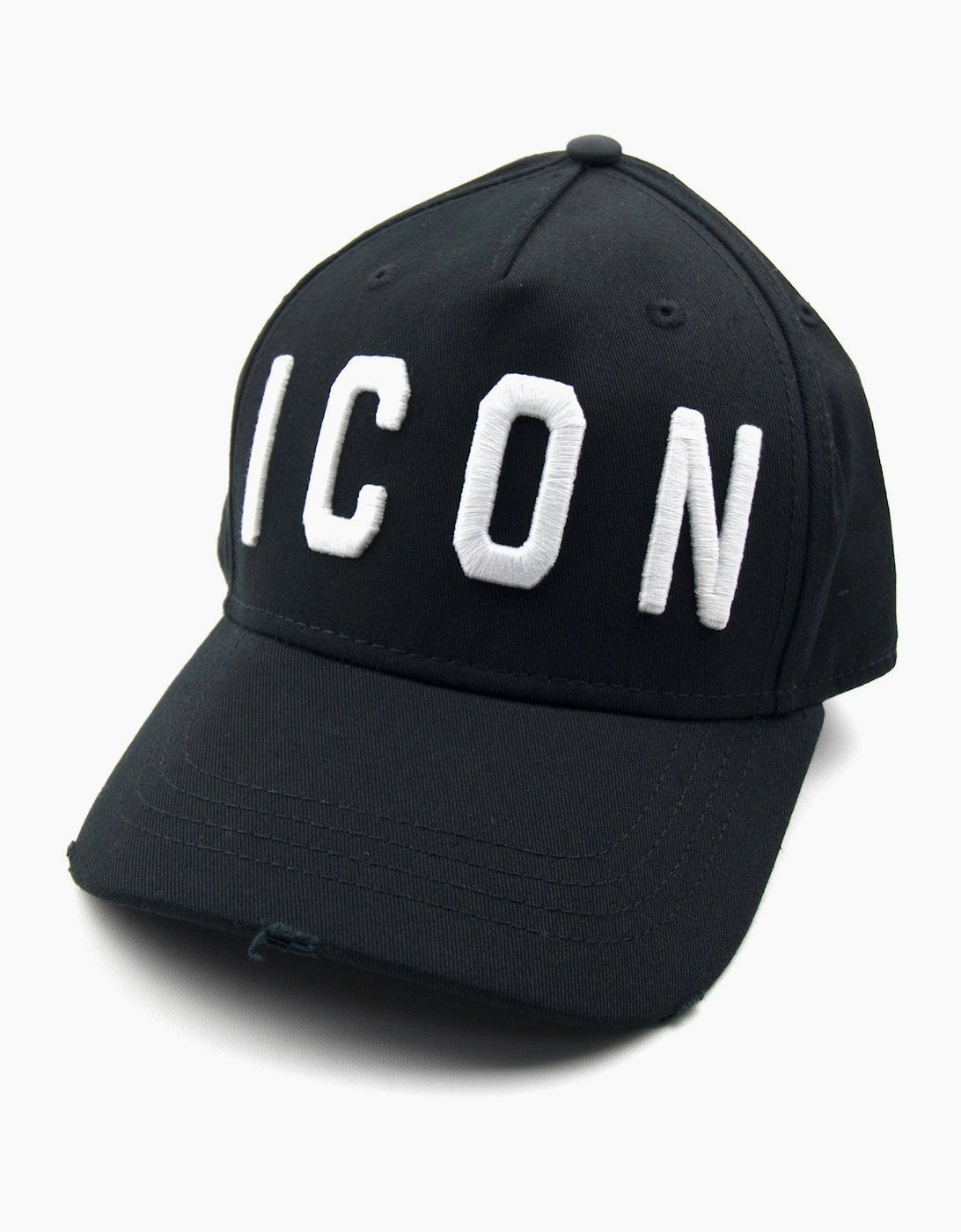 Dsquared2 Men's Black/Multi Icon Cap /White - Size Os