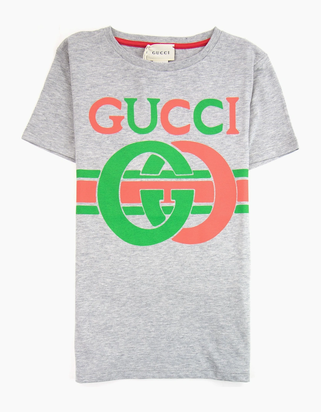 Gucci Junior Interlocking G T-shirt Grey