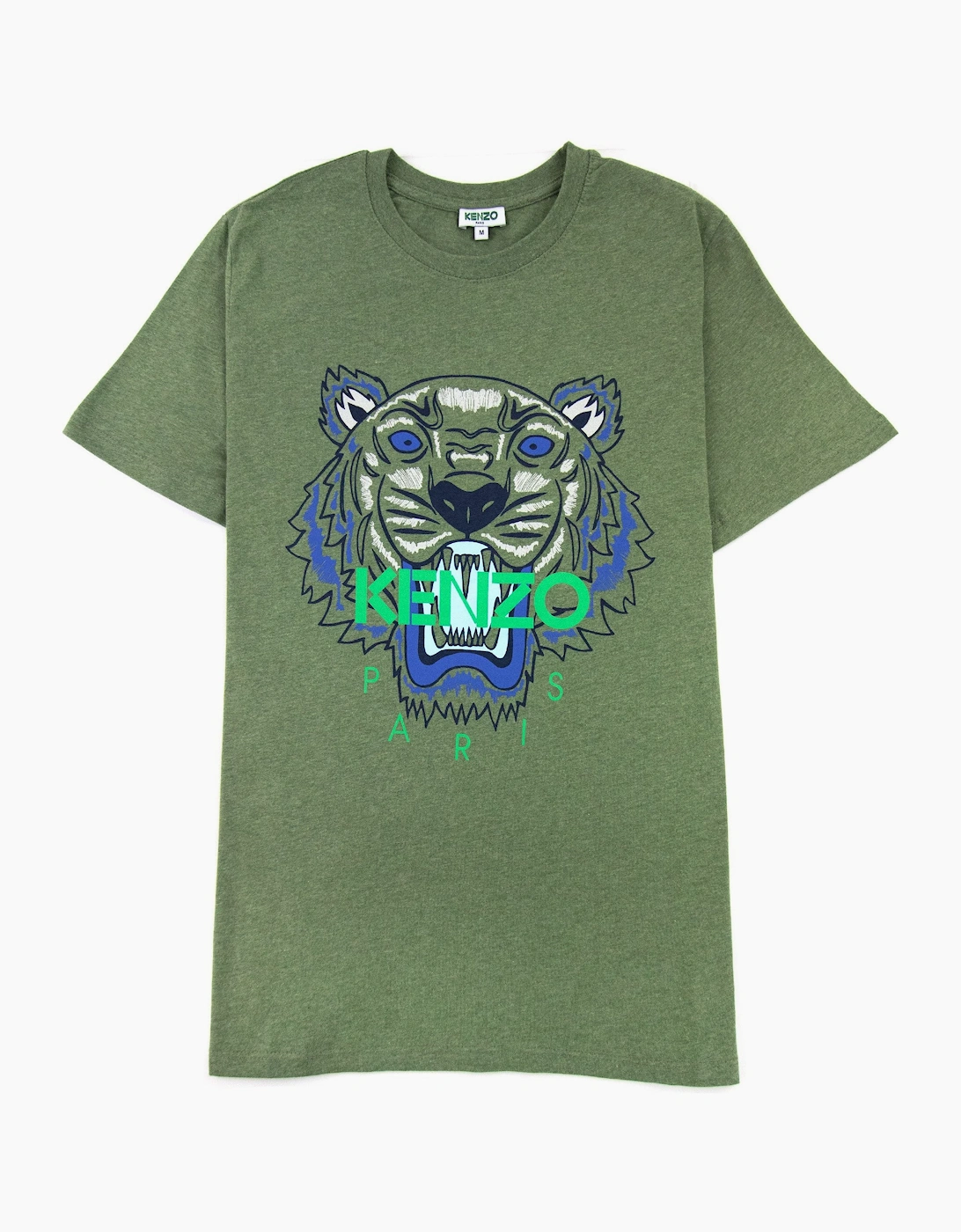 Kenzo Icon Tiger T-shirt Marl Green