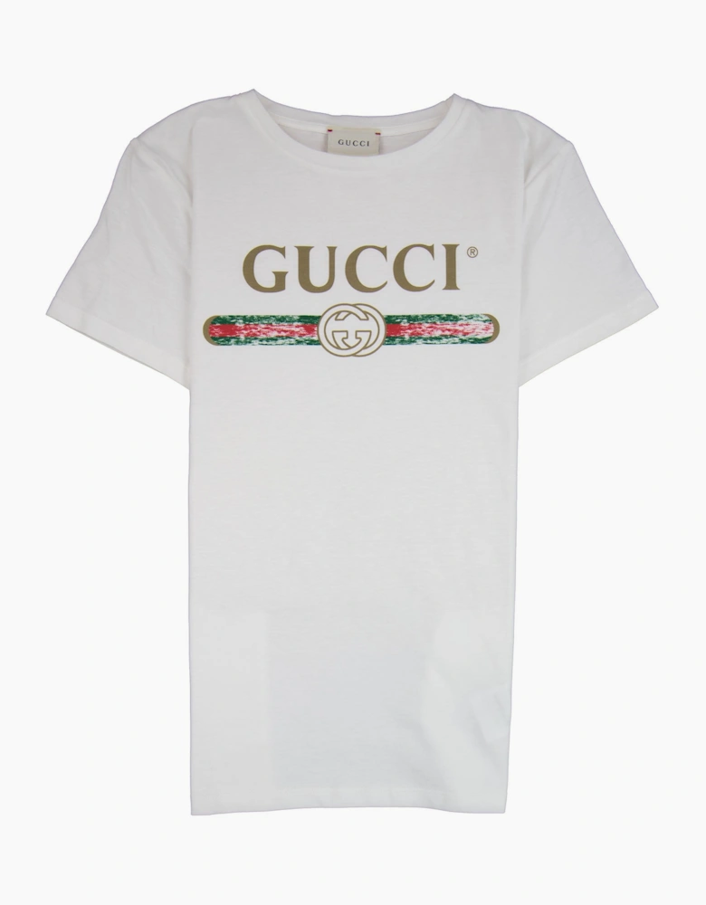 Gucci Junior Logo T-shirt White