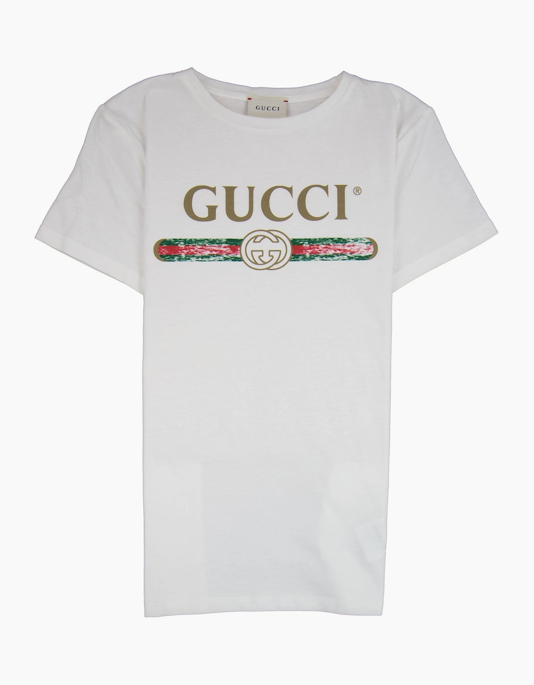 Gucci Junior Logo T-shirt White