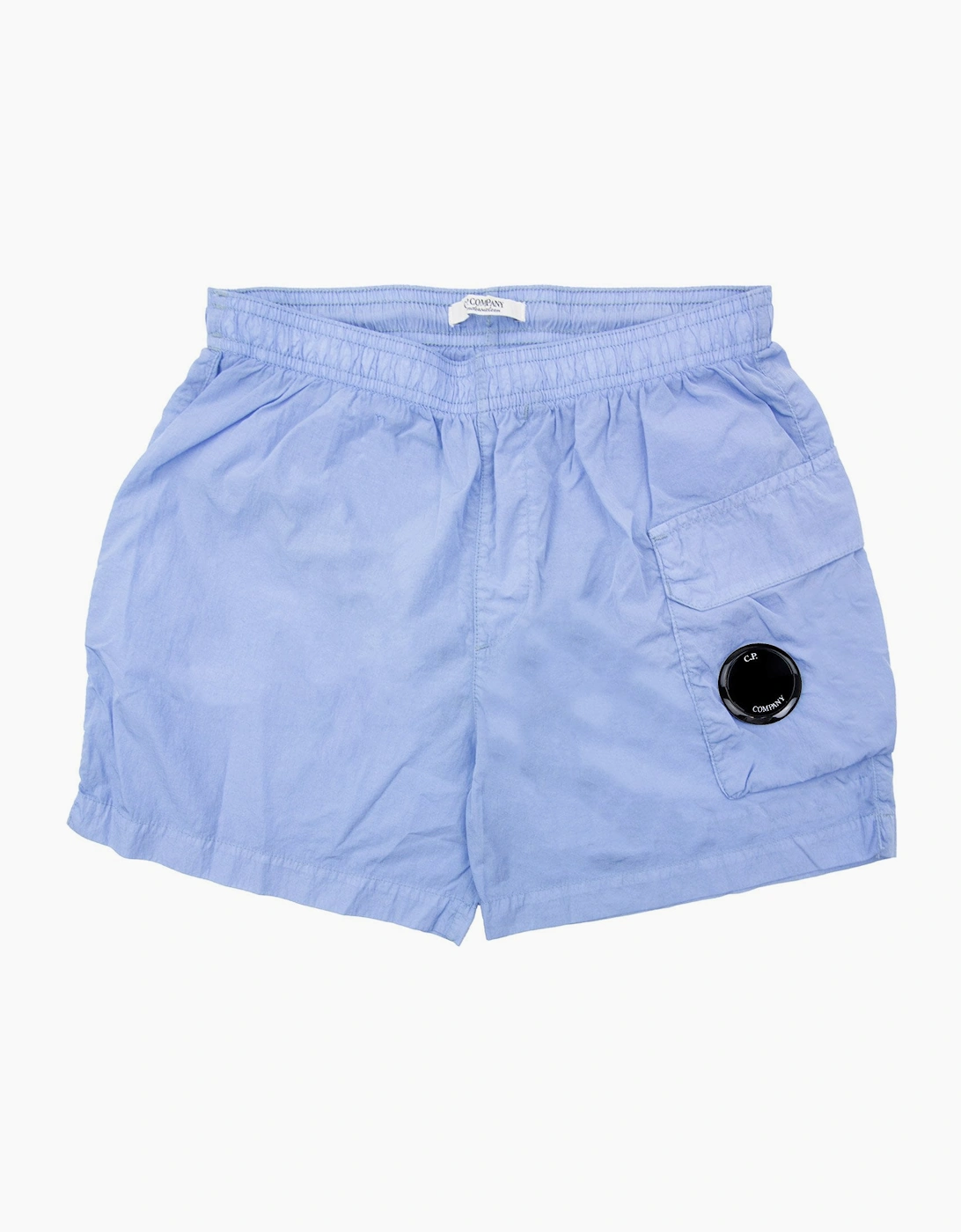 Cp Company Undersixteen Chrome-r Lense Cargo Swim Shorts Light Blue 857, 6 of 5