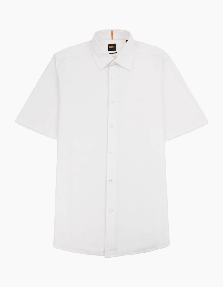 Hugo Boss Rash 2 Oxford Cotton Regular Fit Shirt White 100